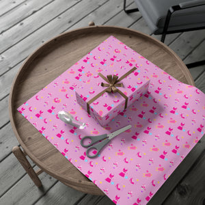 Fashionista Pink Gift Wrapping Paper Roll - Paper + Gift Sample