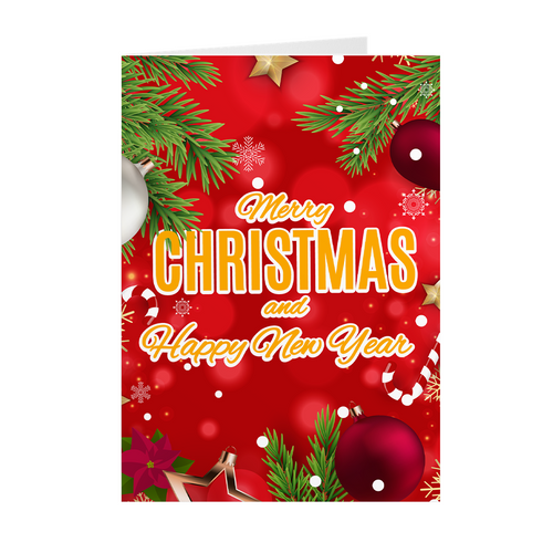 Celebrating Holidays - Merry Christmas and Happy New Year - Holiday Cards