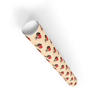 Load image into Gallery viewer, Floral Love - African American Woman - Gift Wrapping Paper Roll - Rolled View