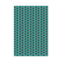 Load image into Gallery viewer, Flowers &amp; Butterflies - Smiling African American Woman - Gift Wrap Paper -Vertical Front View