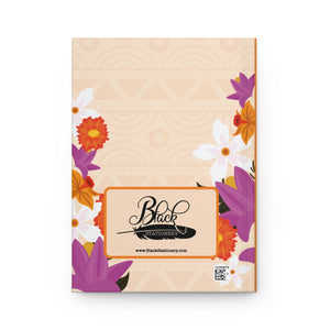 Flowers & Confidence - Floral Profile Hardcover Journal - Inspiring Black Art  Back