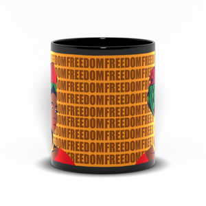 Freedom - Honor & Celebrate Juneteenth Coffee Mugs Handle at the Back