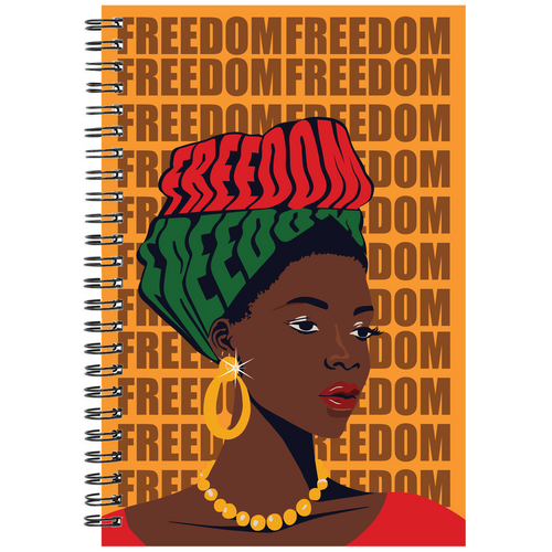 Freedom - Honor & Celebrate Juneteenth Spiral Notebooks 1