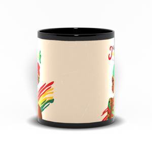 Freedom Day - African American Queen - Juneteenth Coffee Mug Handle on the Back