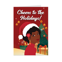 Load image into Gallery viewer, Gifted with a Joyful Heart - African American Woman - Christmas Card Shop