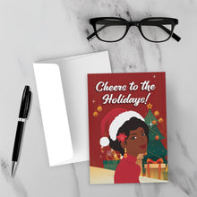 Load image into Gallery viewer, Gifted with a Joyful Heart - African American Woman - Christmas Card Shop front