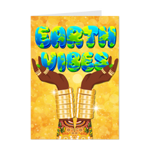 Load image into Gallery viewer, Glam Hands of Earth Vibes - African American Earth Day Cards - Bracelets &amp; Rings - Unique Design Greeting Cards