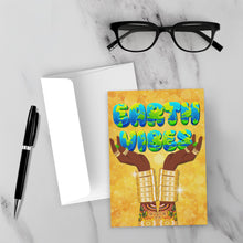 Load image into Gallery viewer, Glam Hands of Earth Vibes - African American Earth Day Cards - Bracelets &amp; Rings - Unique Design Greeting Cards