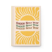 Load image into Gallery viewer, Happy New Year Modern Hardcover Journal – Inspirational Writing Gift Front  (1)