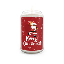 Load image into Gallery viewer, Happy Santa - Festive Merry Christmas Scented Soy Candle - 13.75oz - Red Front