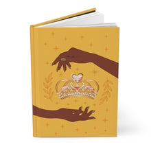 Load image into Gallery viewer, Hardcover Journal — Crown &amp; Hands Affirmation Notebook