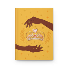 Load image into Gallery viewer, Hardcover Journal — Crown &amp; Hands Affirmation Notebook