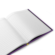 Load image into Gallery viewer, Hardcover Journal — Purple Butterfly "Positive Vibes" Notebook