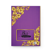 Load image into Gallery viewer, Hardcover Journal — Purple Butterfly "Positive Vibes" Notebook
