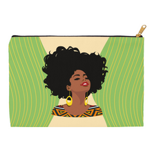 Load image into Gallery viewer, Head High Smiling She Shines - African American - Accessory Bag Side B