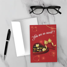 Load image into Gallery viewer, Heart Box of Cupcakes - Sweet - Valentine's Day Cards