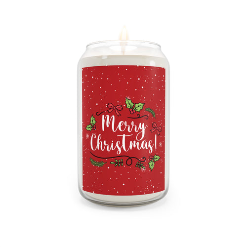 Holly Berry - Merry Christmas Scented Soy Candle — 13.75 oz Holiday Jar