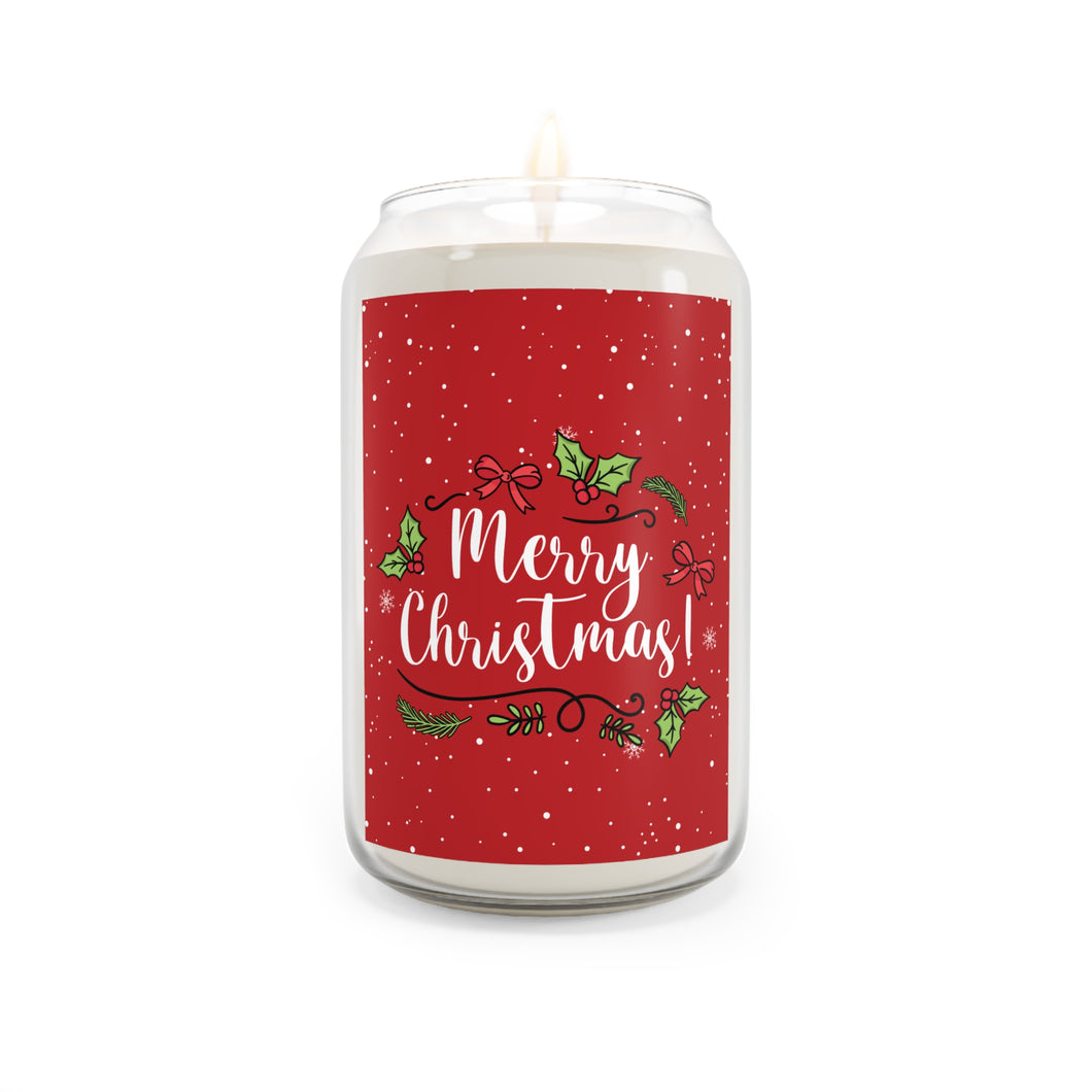 Holly Berry - Merry Christmas Scented Soy Candle — 13.75 oz Holiday Jar