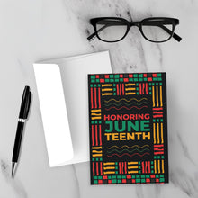 Load image into Gallery viewer, Honoring Juneteenth - African American Card Shop Front with Sample Background 