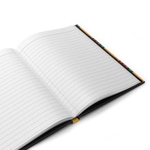 Load image into Gallery viewer, Honoring Juneteenth Celebration Journal, Hardcover Notebook, African American History Inside Opened