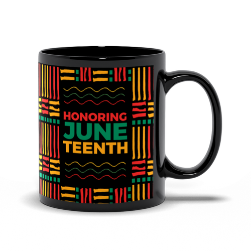 Honoring Juneteenth Coffee Mugs Handle on the Right