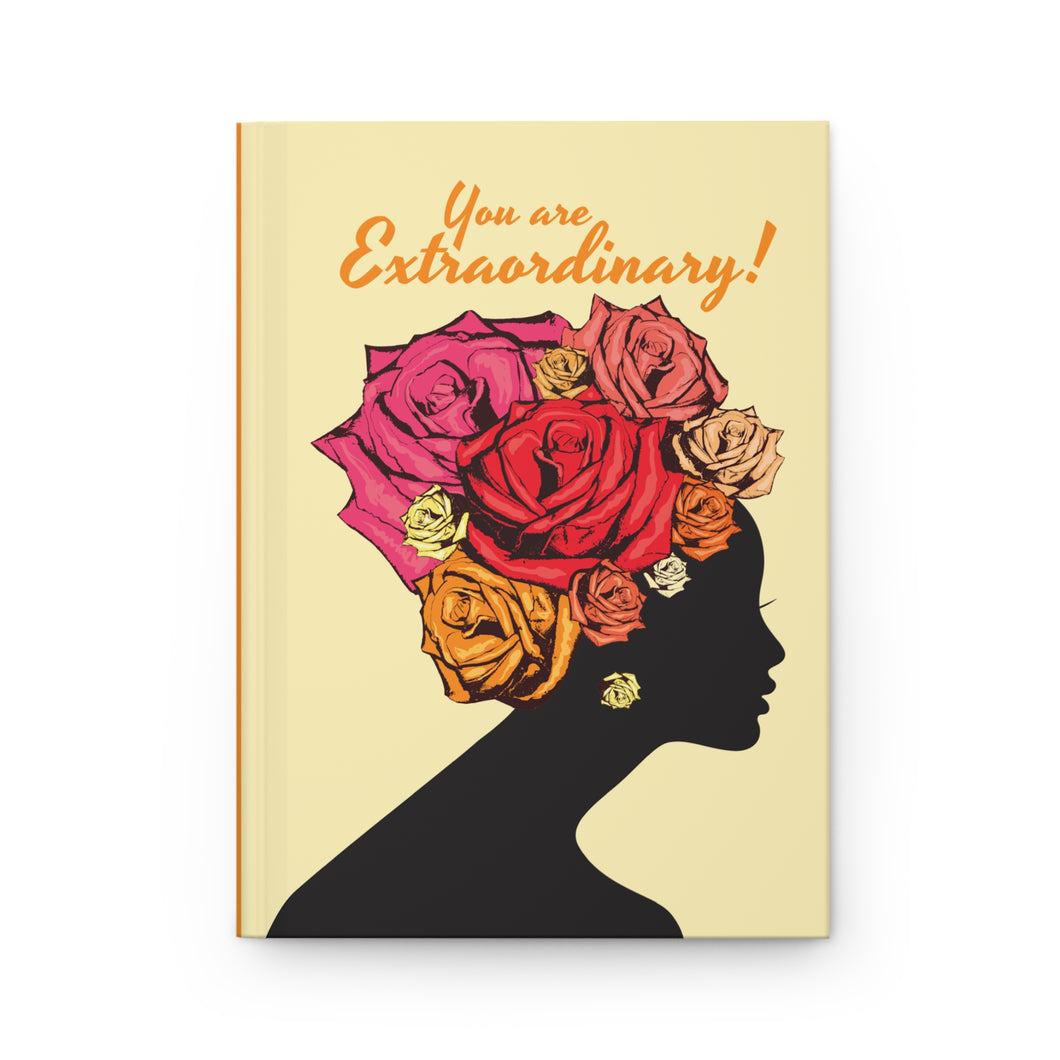 Inspirational Hardcover Journal - You Are Extraordinary! Front