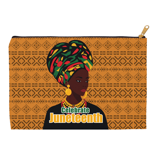 Juneteenth Celebration Accessory Bag – Vibrant African Heritage Design 1
