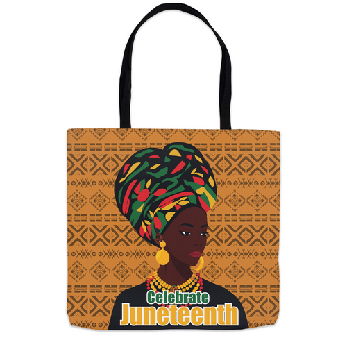 Juneteenth Celebration Tote Bag – Vibrant African Heritage Design 1