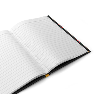 Juneteenth Hardcover Journal - Celebrate Freedom & Creativity Inside Opened 