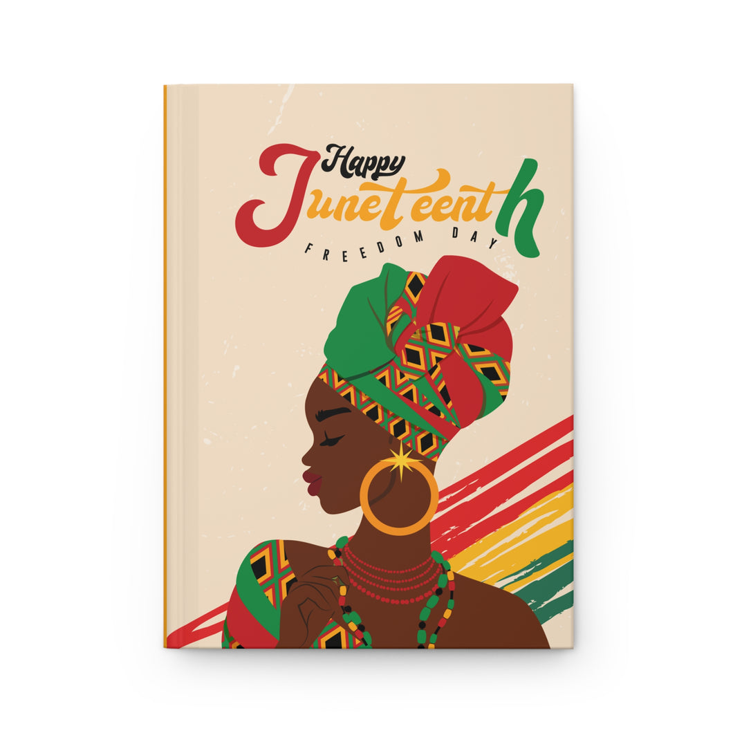 Juneteenth Hardcover Journal - Celebrate Freedom & Culture Front 
