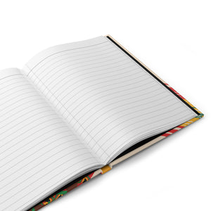 Juneteenth Hardcover Journal - Celebrate Freedom & Culture Inside Opened