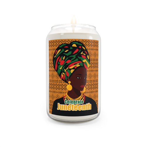 Juneteenth Scented Candle - Celebrate Freedom & Culture - 13.75oz