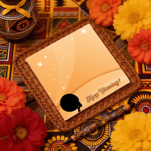 Load image into Gallery viewer, Keep Glowing - African American Stationery - Photo Notepads - Afro Hairstyle - Silhouette - Note Taking