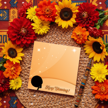 Load image into Gallery viewer, Keep Glowing - African American Stationery - Photo Notepads - Afro Hairstyle - Silhouette - Note Taking