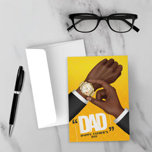Load image into Gallery viewer, Love You Watch - African American Dad - Happy Father's Day Card - Black Dad