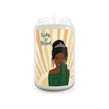 Load image into Gallery viewer, Lucky &amp; Blessed Soy Candle — 13.75oz Scented Jar Candle - Hair in a Bun Updo Hairstyle