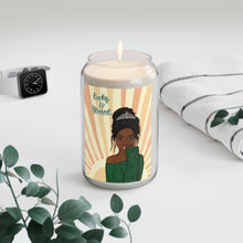 Load image into Gallery viewer, Lucky &amp; Blessed Soy Candle — 13.75oz Scented Jar Candle - Hair in a Bun Updo Hairstyle