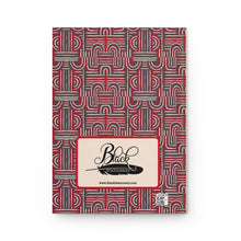 Load image into Gallery viewer, Modern Geometric Hardcover Journal - Stylish Matte Notebook for Creatives Back