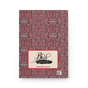 Modern Geometric Hardcover Journal - Stylish Matte Notebook for Creatives Back