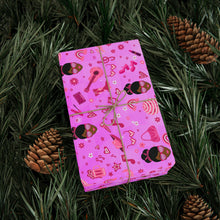 Load image into Gallery viewer, Musical Fun - African American Woman - Gift Wrapping Paper - Wrapped Gift Sample Photo