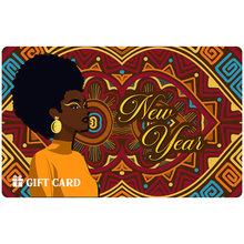 Load image into Gallery viewer, Black Stationery New Year E-Gift Card