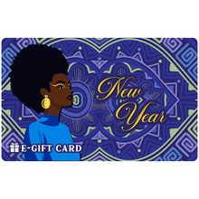 Load image into Gallery viewer, Black Stationery New Year E-Gift Card 02