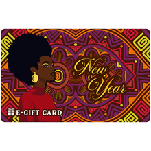 Load image into Gallery viewer, Black Stationery New Year E-Gift Card 03