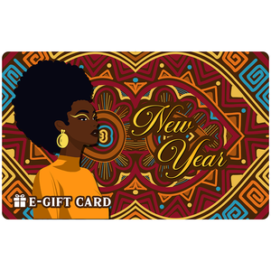 Black Stationery New Year E-Gift Card 04