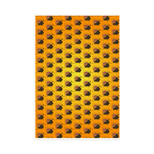 Load image into Gallery viewer, Orange Black - Halloween Nail Design - Holiday Gift Wrapping Paper Roll - Front View