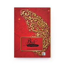Load image into Gallery viewer, Ornate Gold Butterfly Hardcover Journal — Red Decorative Notebook for Notes &amp; Gifts