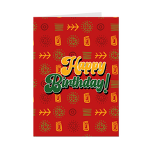 Load image into Gallery viewer, Party Time - Happy Birthday Greeting Card Shop (Red) - Front