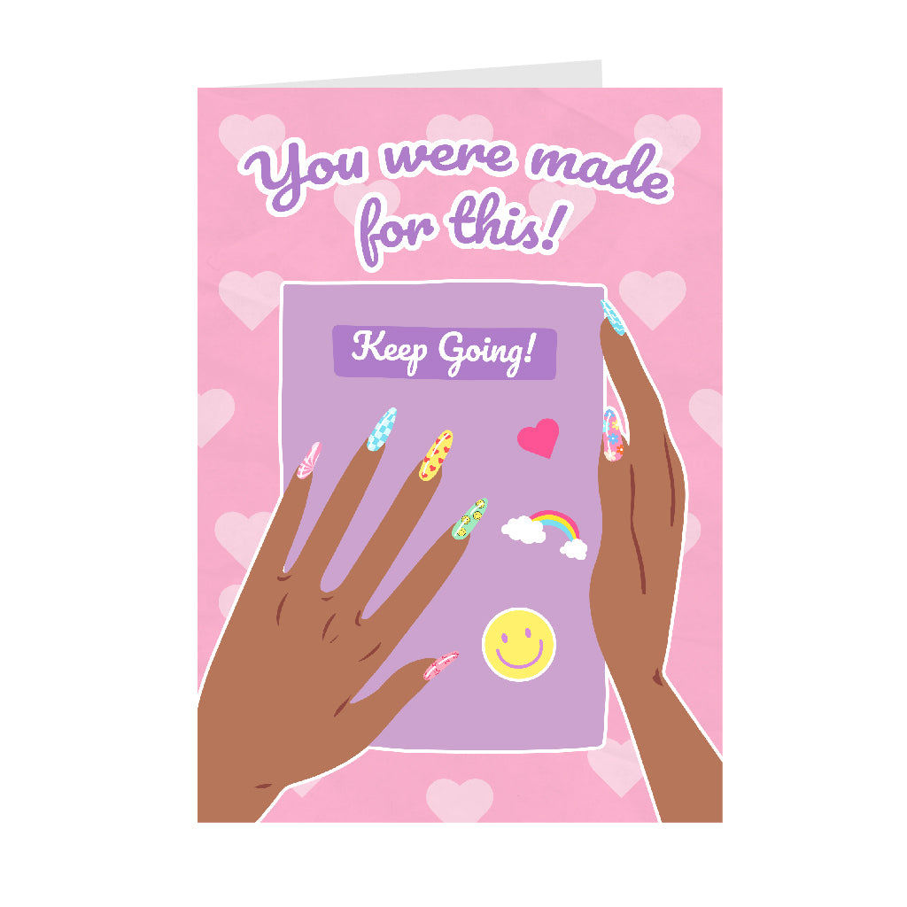 You Were Made For This - Keep Going - African American Motivational Card