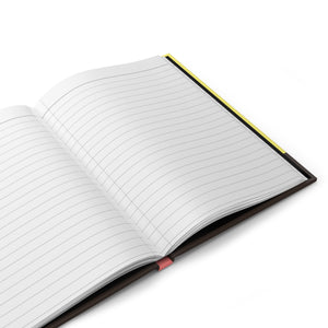 Phenomenal Woman Hardcover Journal - Empowering Black Stationery for Self-Expression Inside