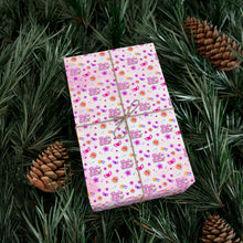 Load image into Gallery viewer, Pink Celebration Vibes - You&#39;re The Best Gift Wrapping Paper Roll - Wrapped Gift Sample Photo
